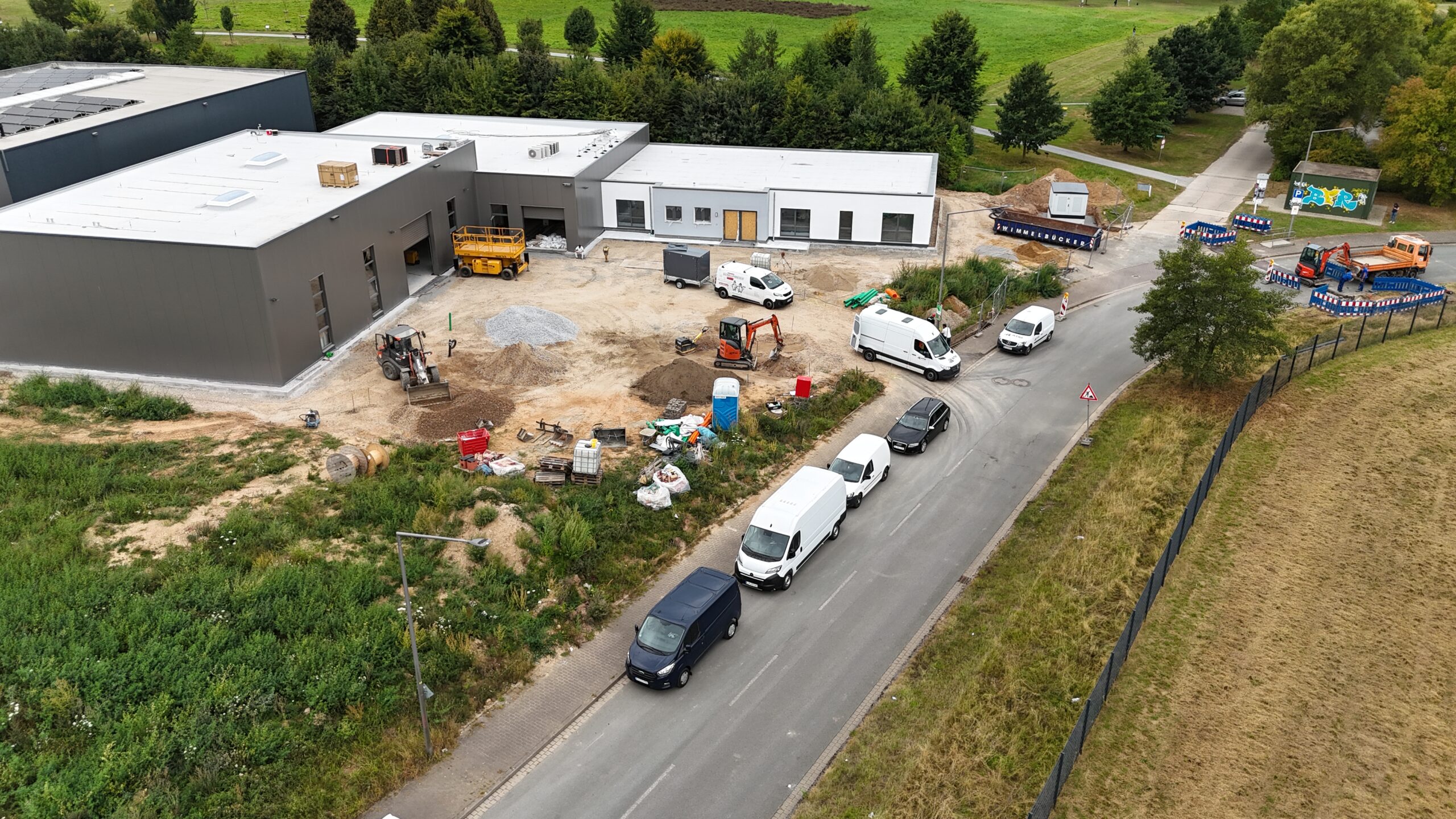 Baufortschritt bei AM Worx