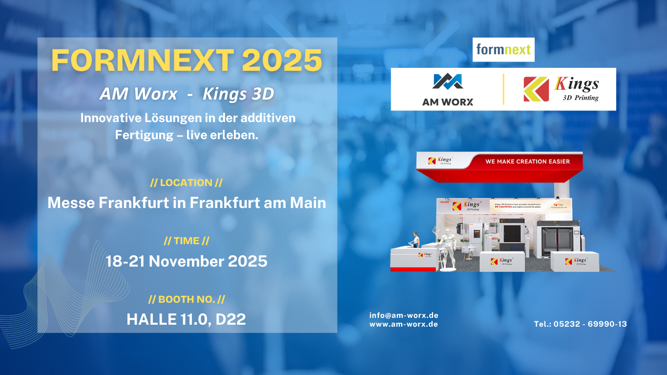 Treffen Sie AM Worx auf der Formnext 2025 in Frankfurt